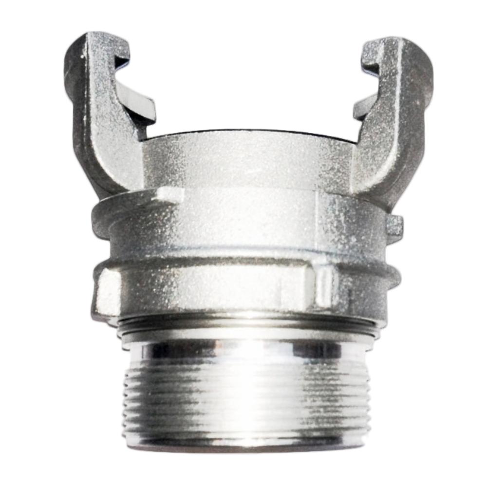 Guillemin Couplings Stainless Steel 316 BSP Male Adaptor c/w Locking Ring