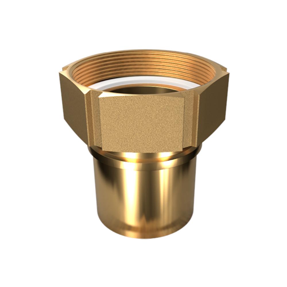Brass DIN2817 Female BSP c/w Smooth Tail