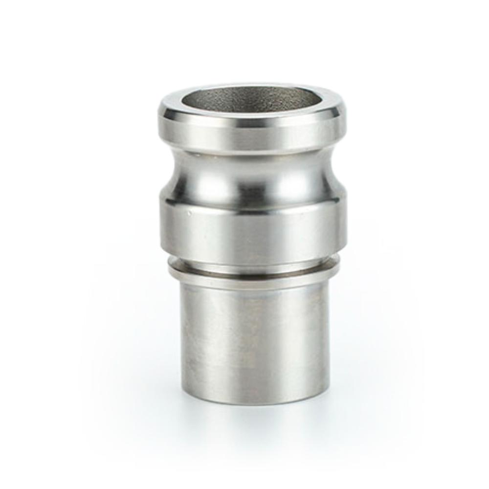 Cam & Groove Smooth Tail Fittings Stainless Steel DIN2828 Part E Adaptor - Smooth Tail