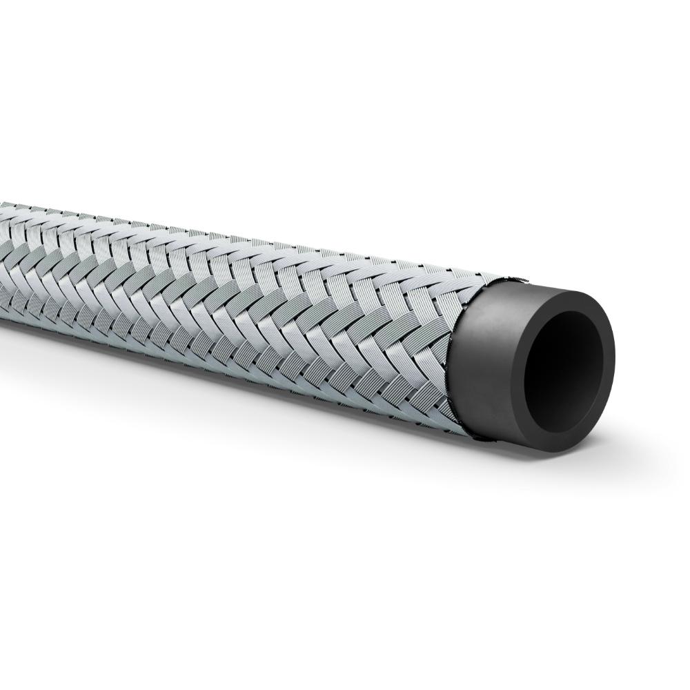 Auto SS 15bar NBR Fuel Hose c/w Stainless Overbraid – Merseyflex Ltd